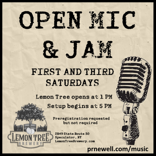 Lemon Tree Brewery Open Mic